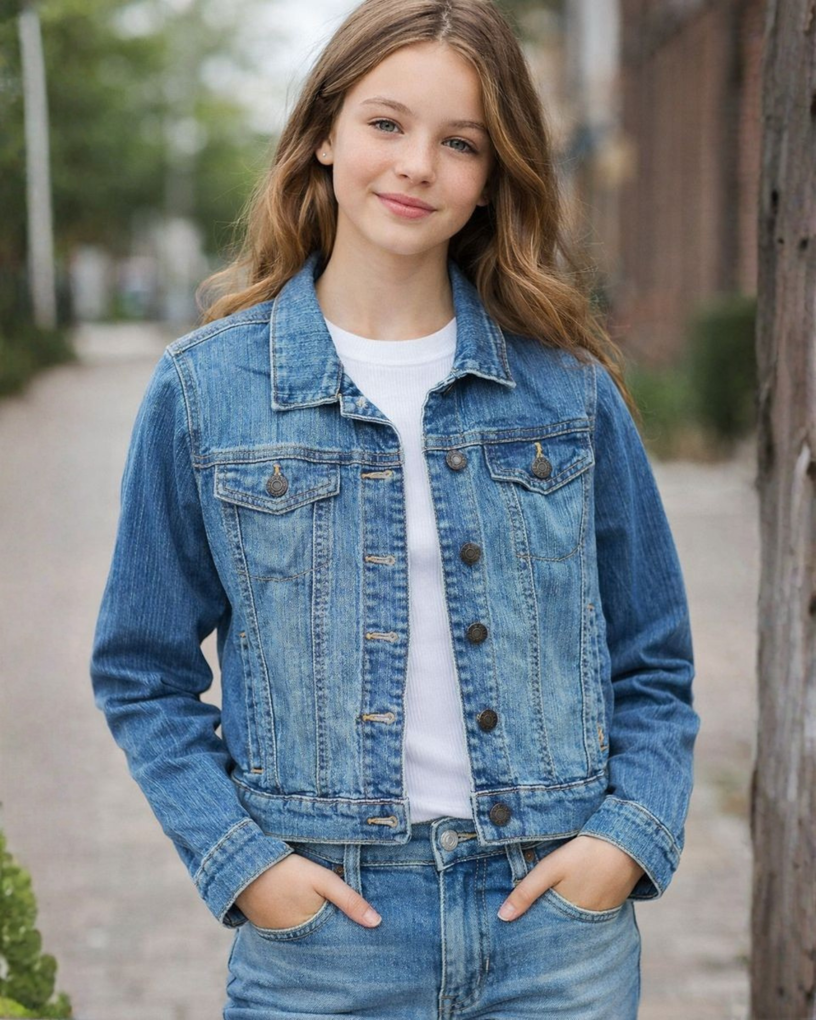 OLD NAVY - Teen Girls Classic Denim Jacket