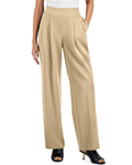 ALFANI - Women's Petite Pleated Pull-On Pants