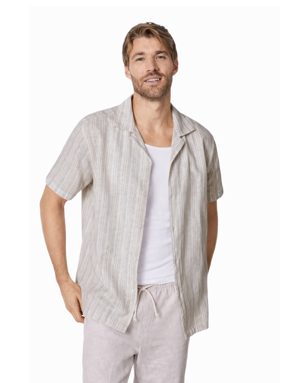 ESMARA - Lightweight Summery Linen-Cotton blend Shirt