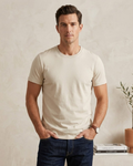LIVERGY - Men's Slim-Fit T-Shirt with Back Graphic