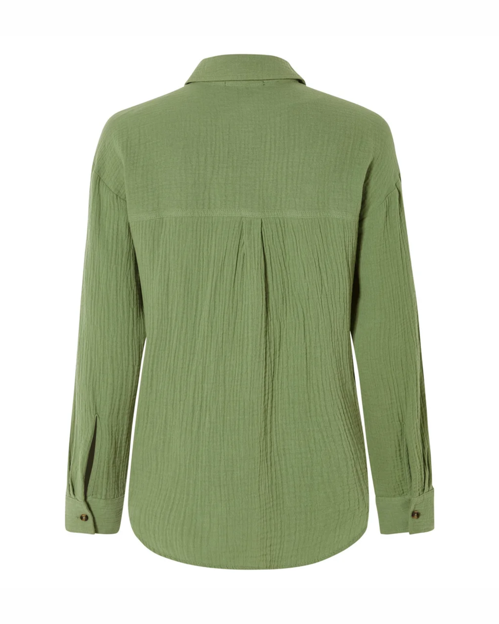 ESMARA - Women’s Muslin Cotton Button-Up Shirt