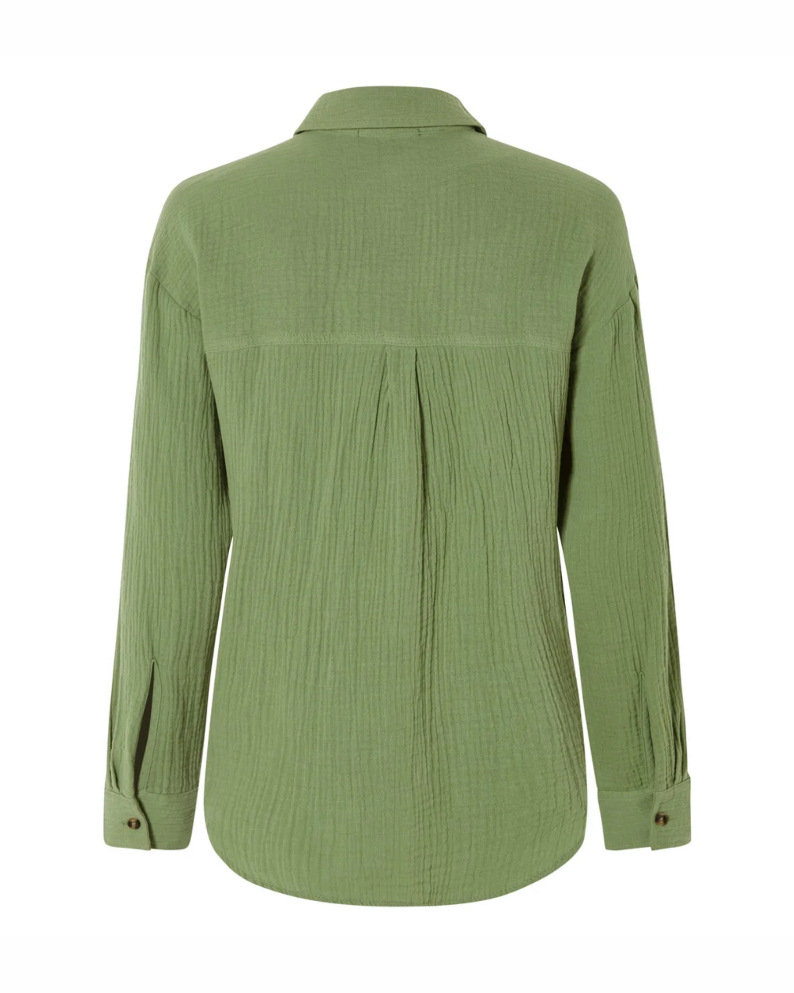 ESMARA - Women’s Muslin Cotton Button-Up Shirt