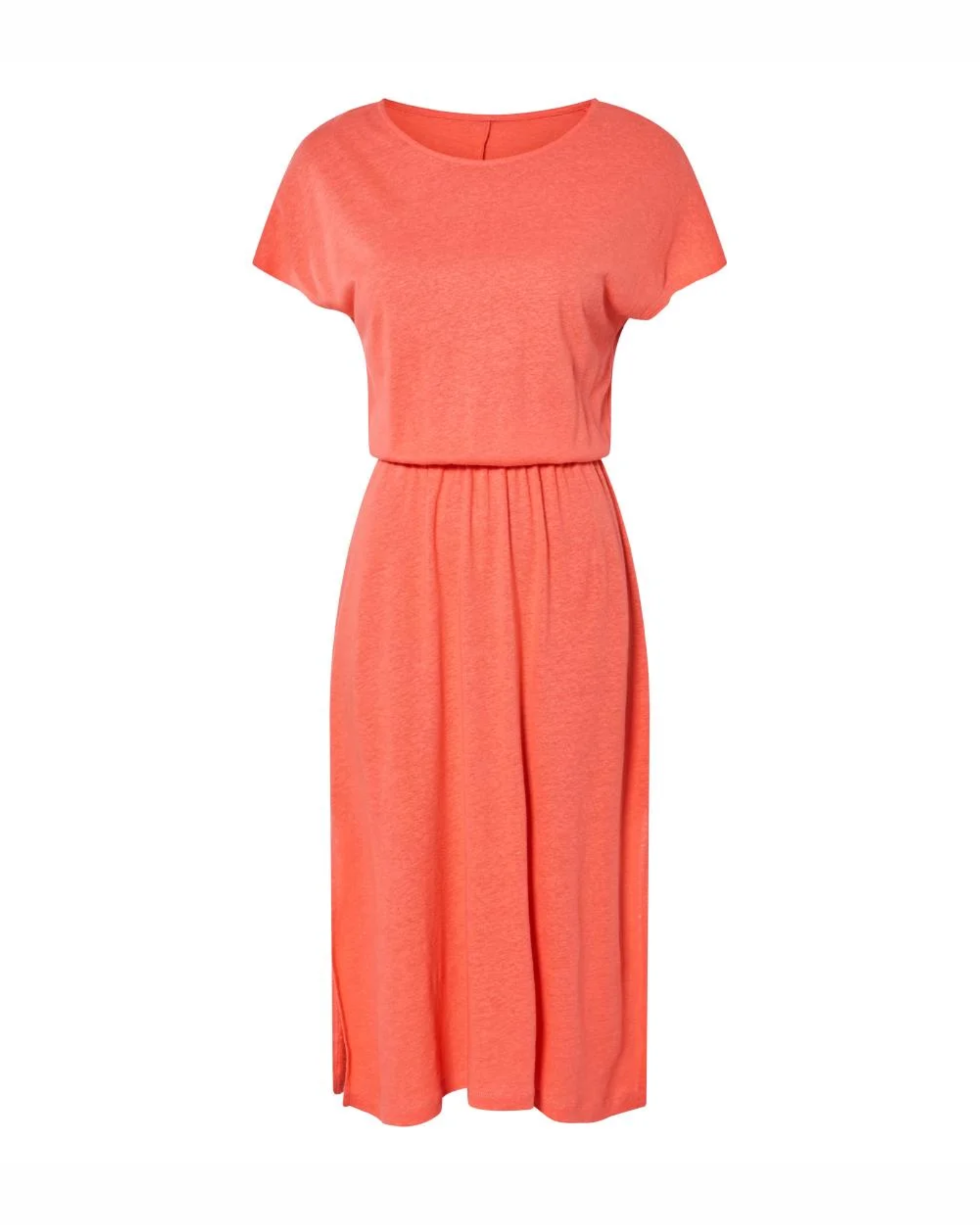 ESMARA - Women’s Midi Linen-Blend Dress