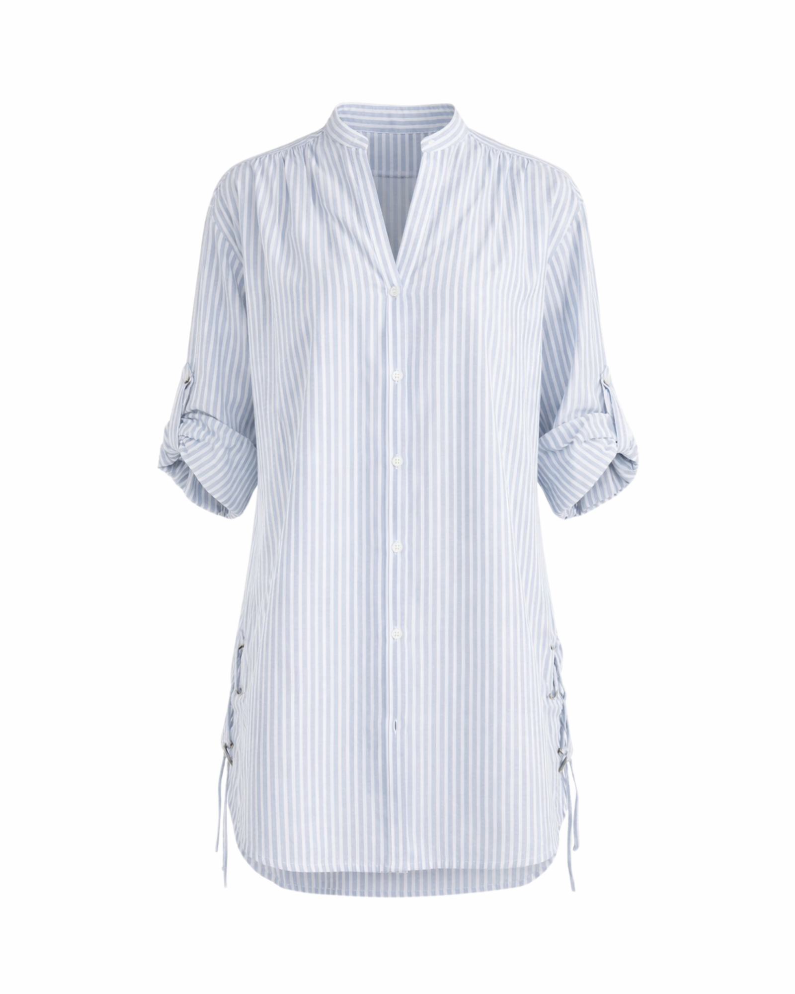 ZARA - Trafaluc 100% Cotton Striped Tunic Dress