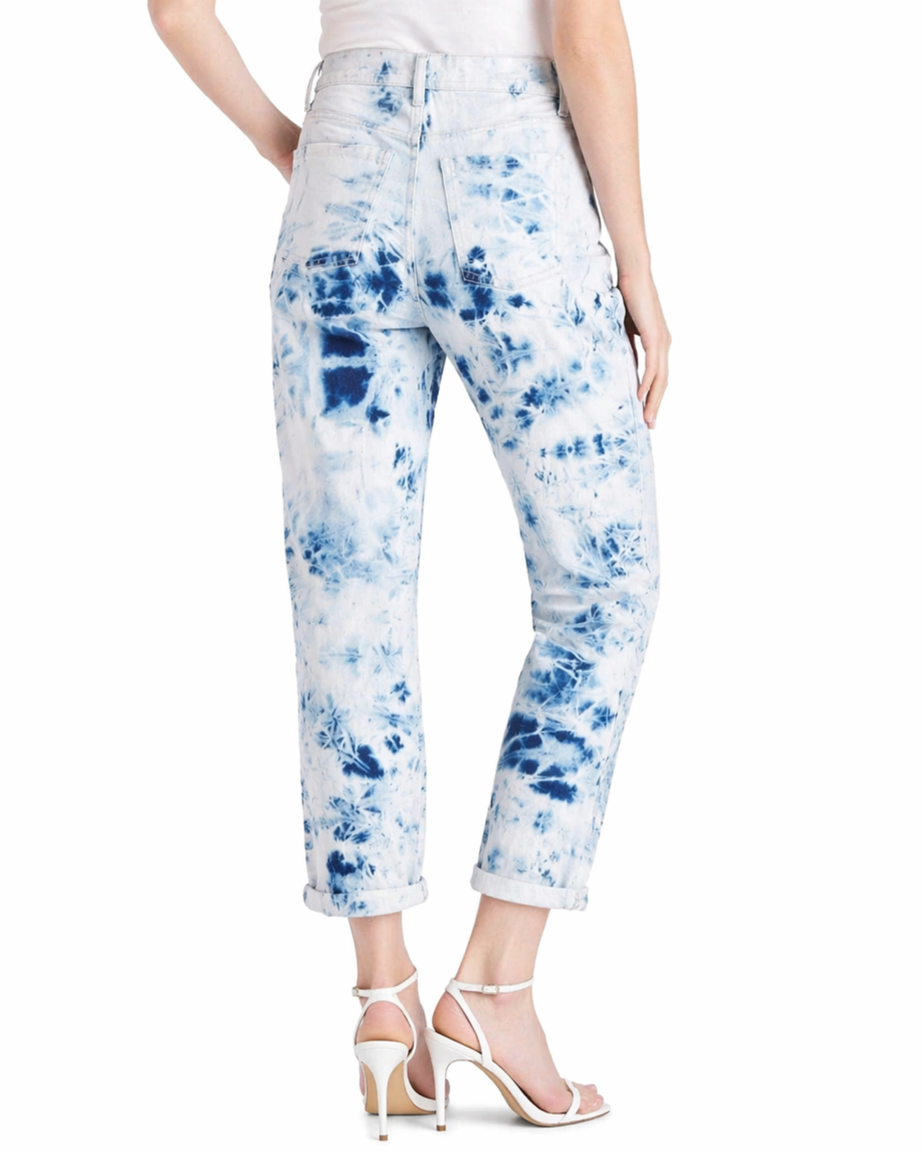 STYLE & CO. - Women’s Distressed Mid-Rise Girlfriend Ankle Jeans