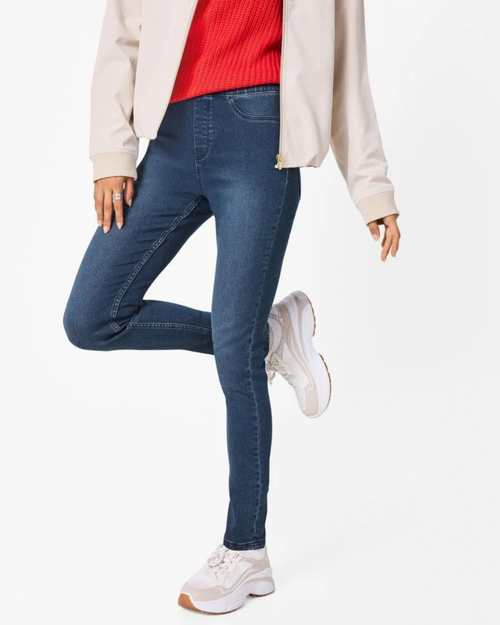 ESMARA - Women’s Blue Slim Fit Denim Jeggings