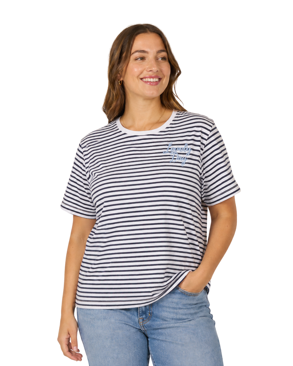 ESMARA - Women’s Organic Cotton Relaxed Fit T-Shirt