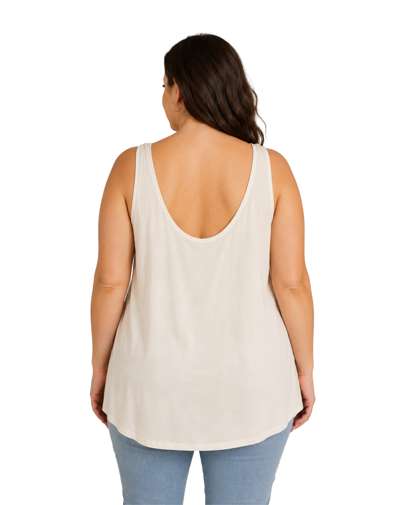 ESMARA - Cotton Stretch Scoop Neck Tank Top
