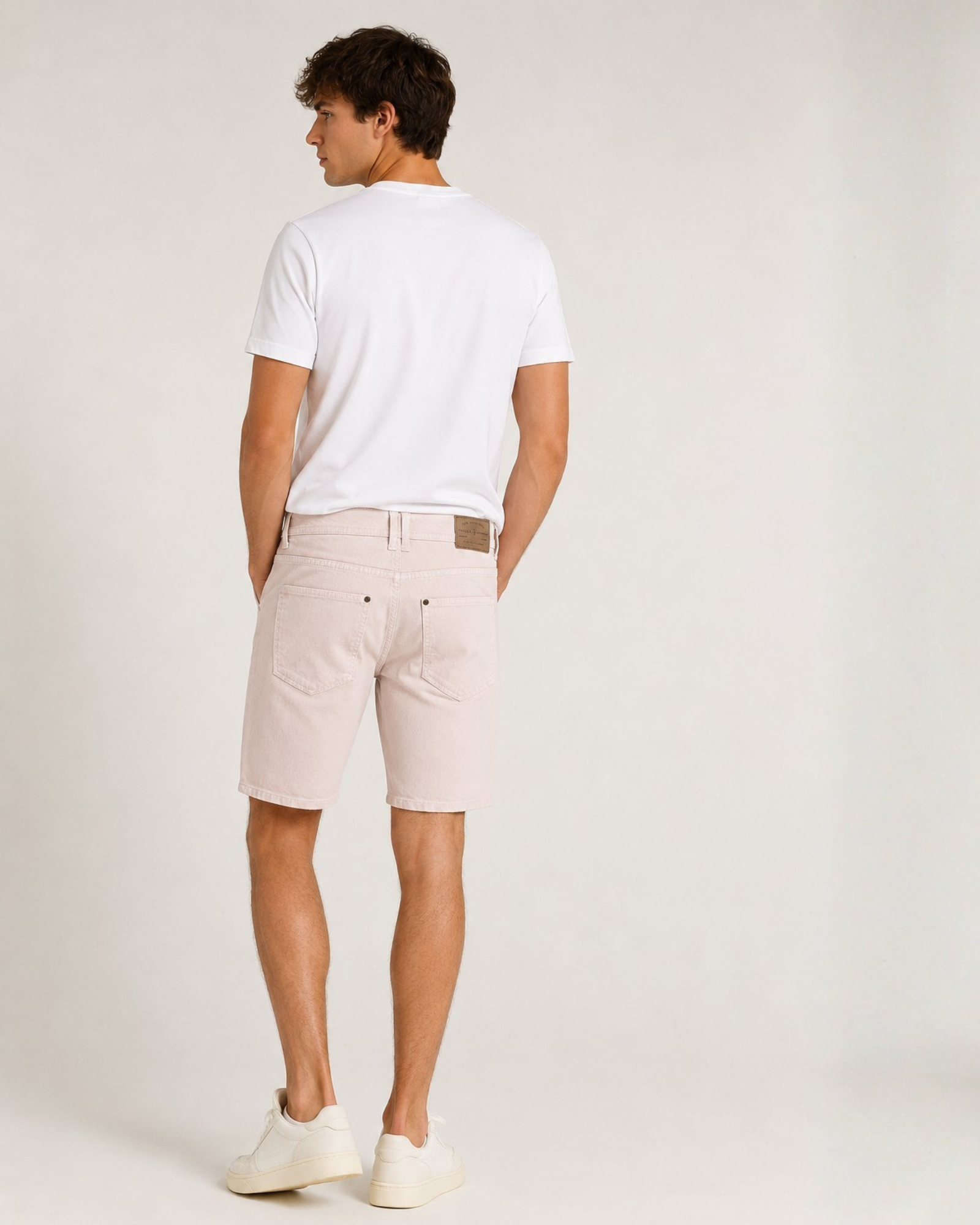 ZARA MAN - Cotton Stretch Denim Shorts