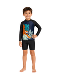 LUPILU - Boys' Tiger Print UV Protection Swim Set