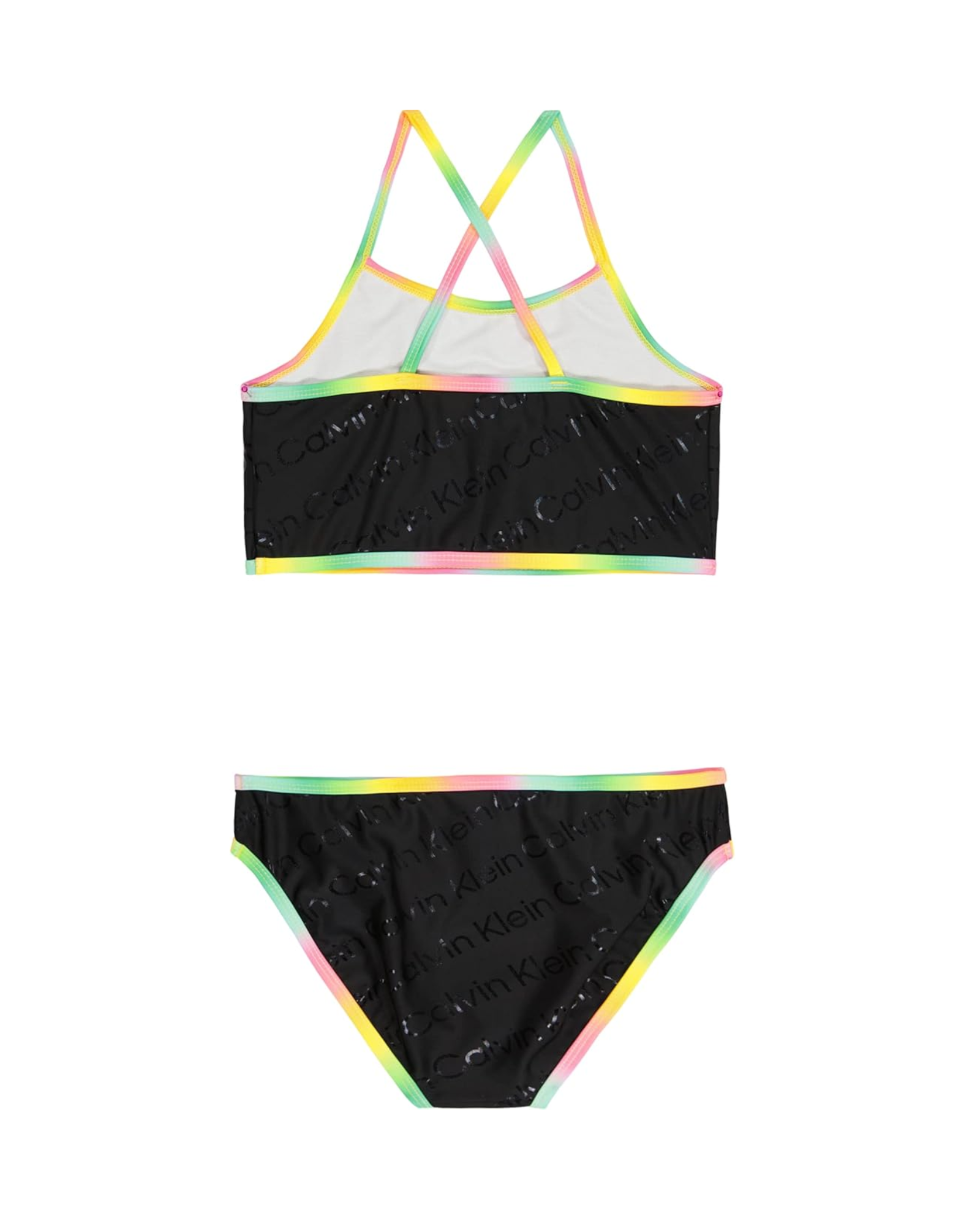 CALVIN KLEIN - Big Girls Logo Bikini Swimsuit 2 Piece Set