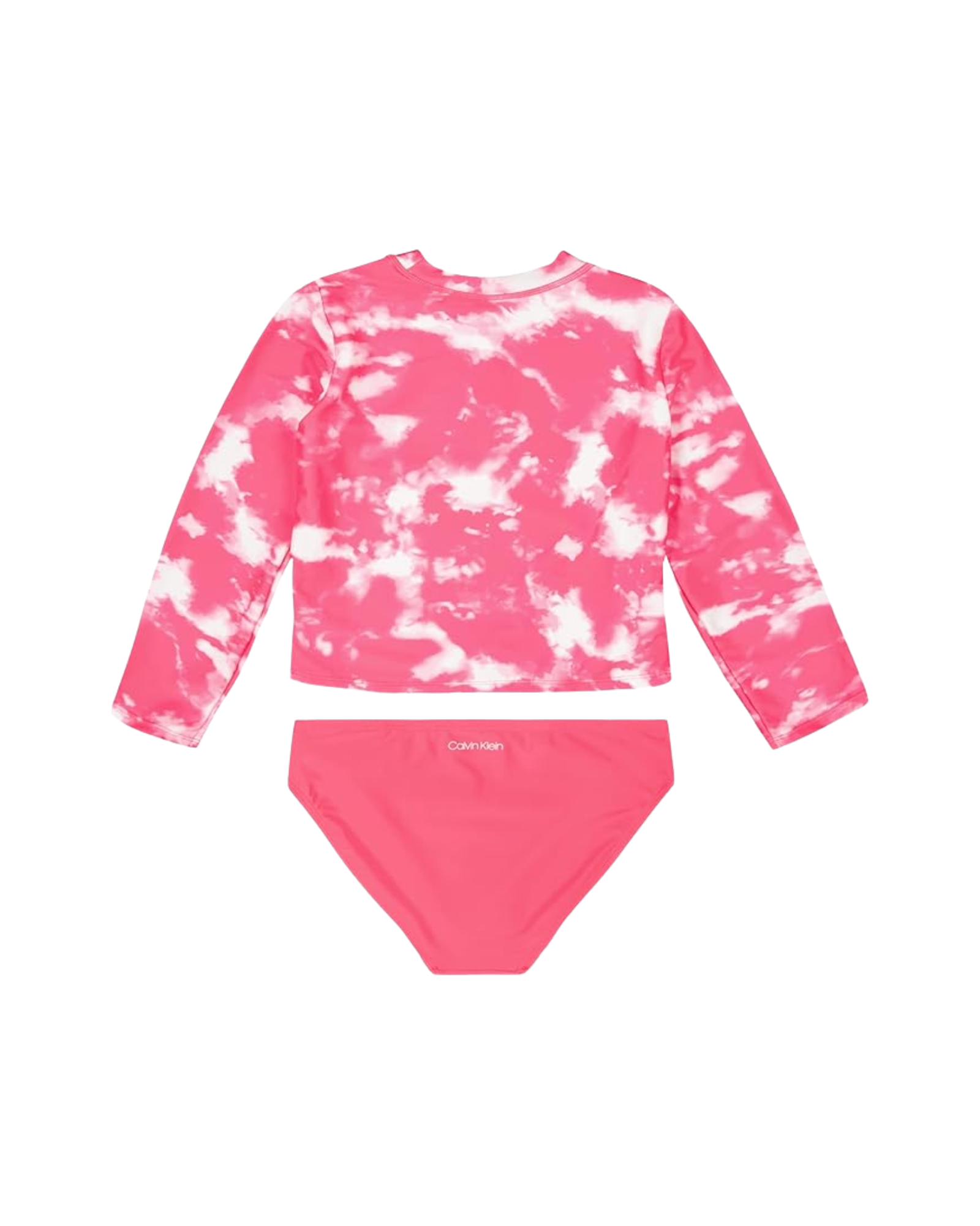 CALVIN KLEIN - Big Girls Rash Guard Top and Bottom Set