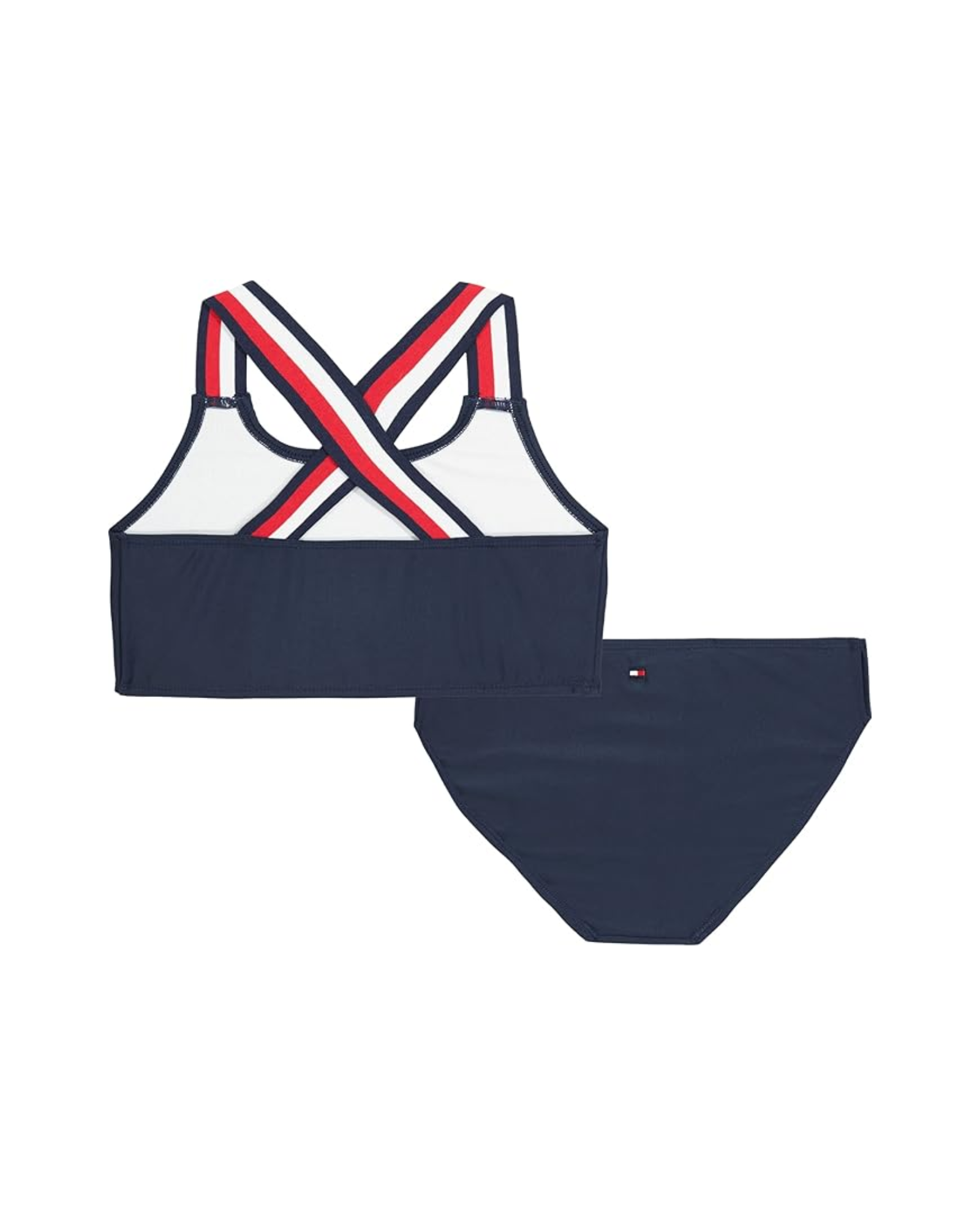 TOMMY HILFIGER - Big Girls Global Stripe Strap Bikini Swimsuit Set