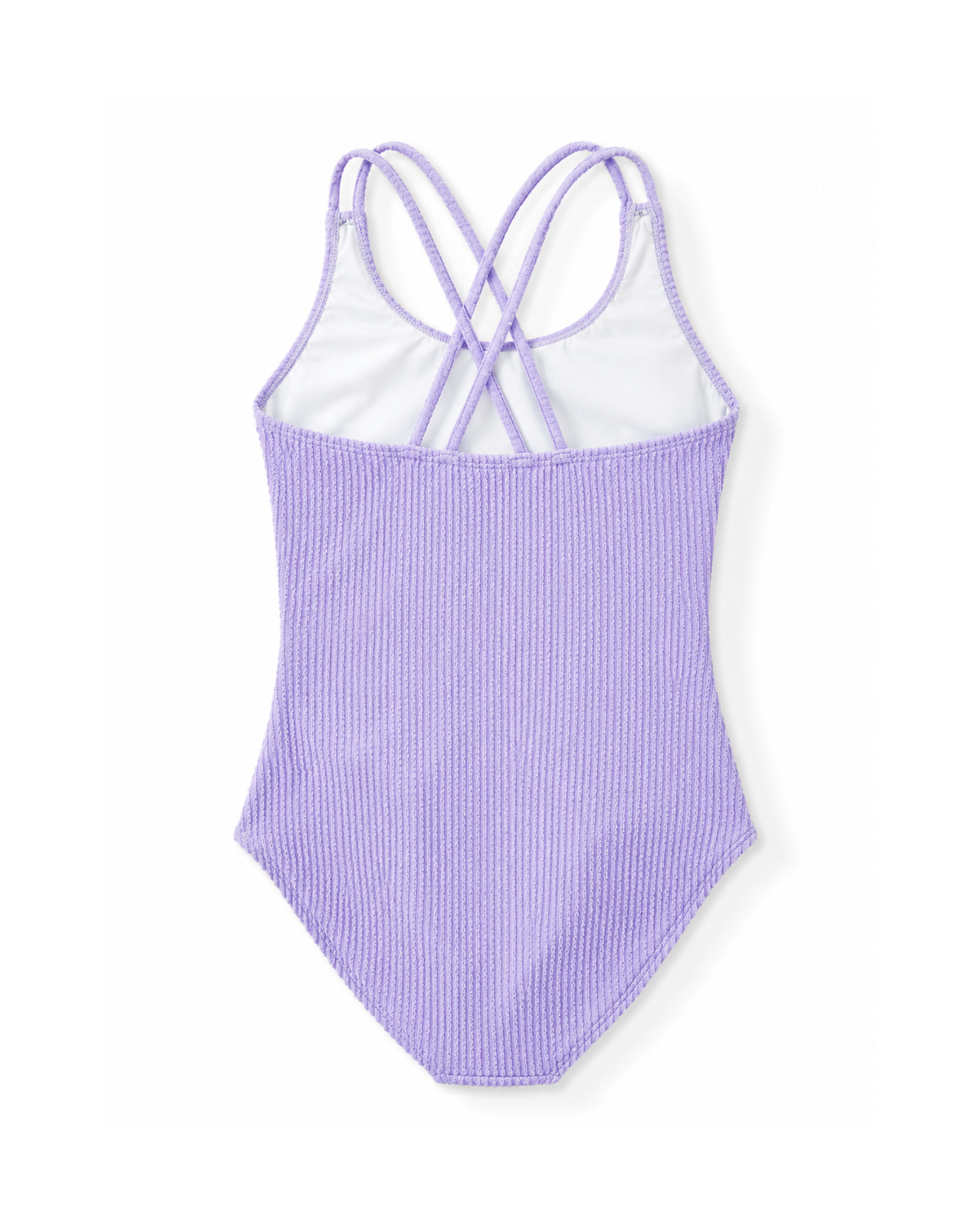 PEPPERTS - Girls Textured One-Piece Swimsuit
