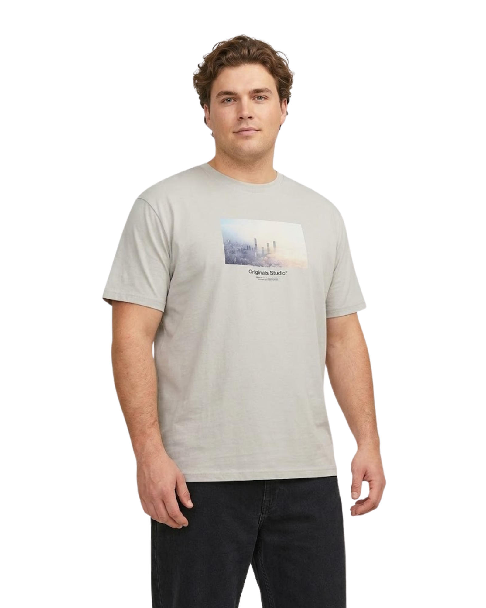 JACK & JONES - 100% Cotton City Silhouette Graphic Tee