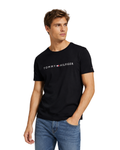TOMMY HILFIGER - Men's Crew Neck Short Sleeves Flag Logo Tee