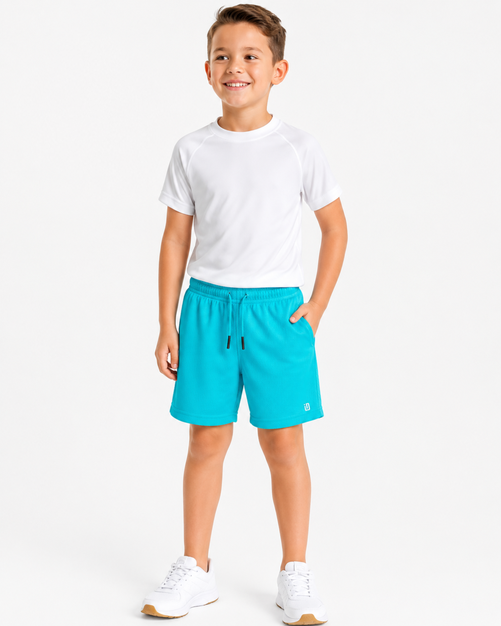 ID IDEOLOGY - Boys Core Athletic Mesh Shorts