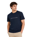 TOMMY HILFIGER - Men's Logo Graphic Navy T-Shirt