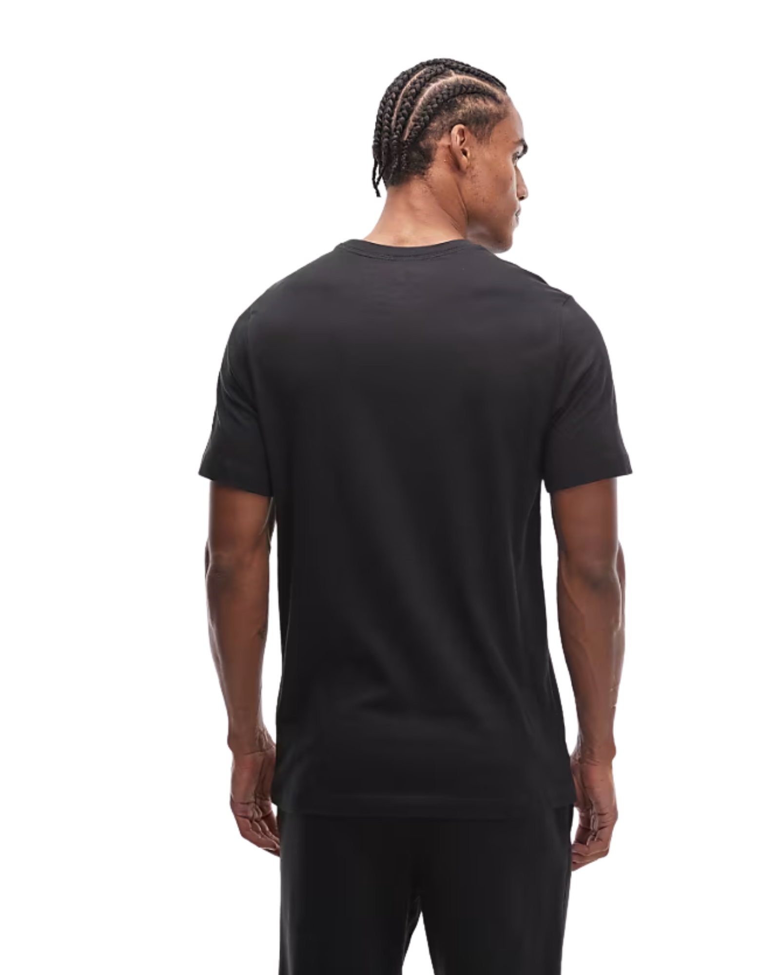 NIKE - Men's Classic Logo Crewneck Black T-Shirt