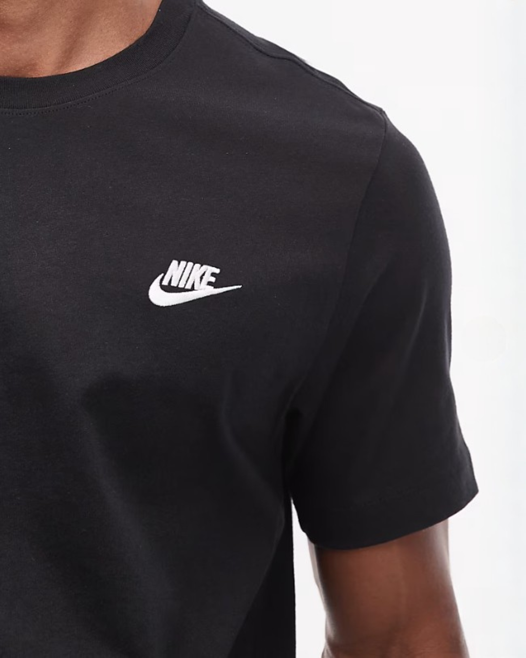 NIKE - Men's Classic Logo Crewneck Black T-Shirt