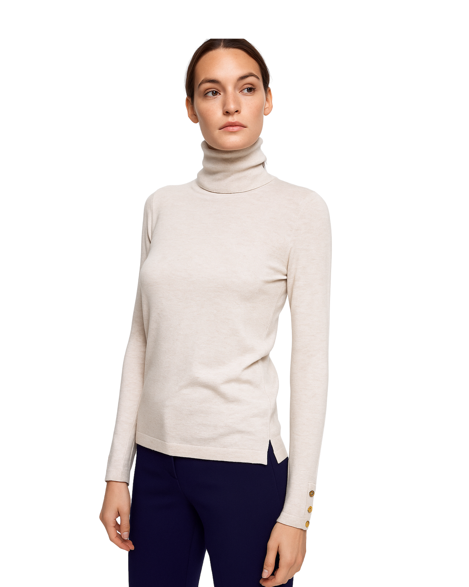 STRADIVARIUS - Lightweight Turtleneck Sweater