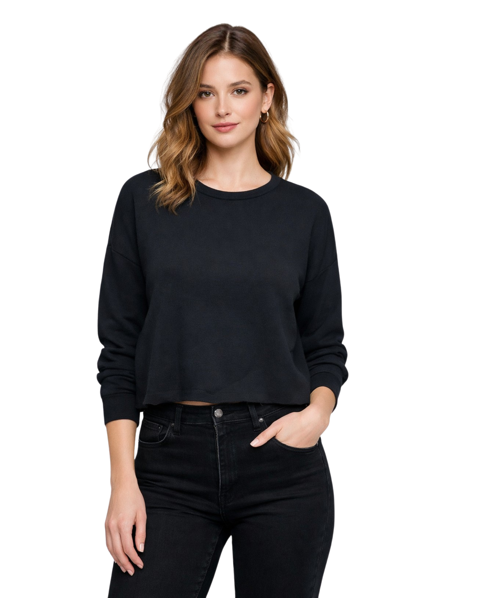 STRADIVARIUS - Midnight Luxe Boxy Knit