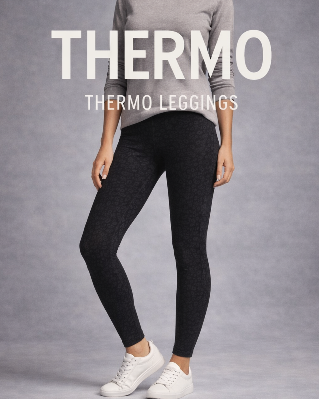 GINA BENOTTI - Women’s Thermo Leopard Print Leggings
