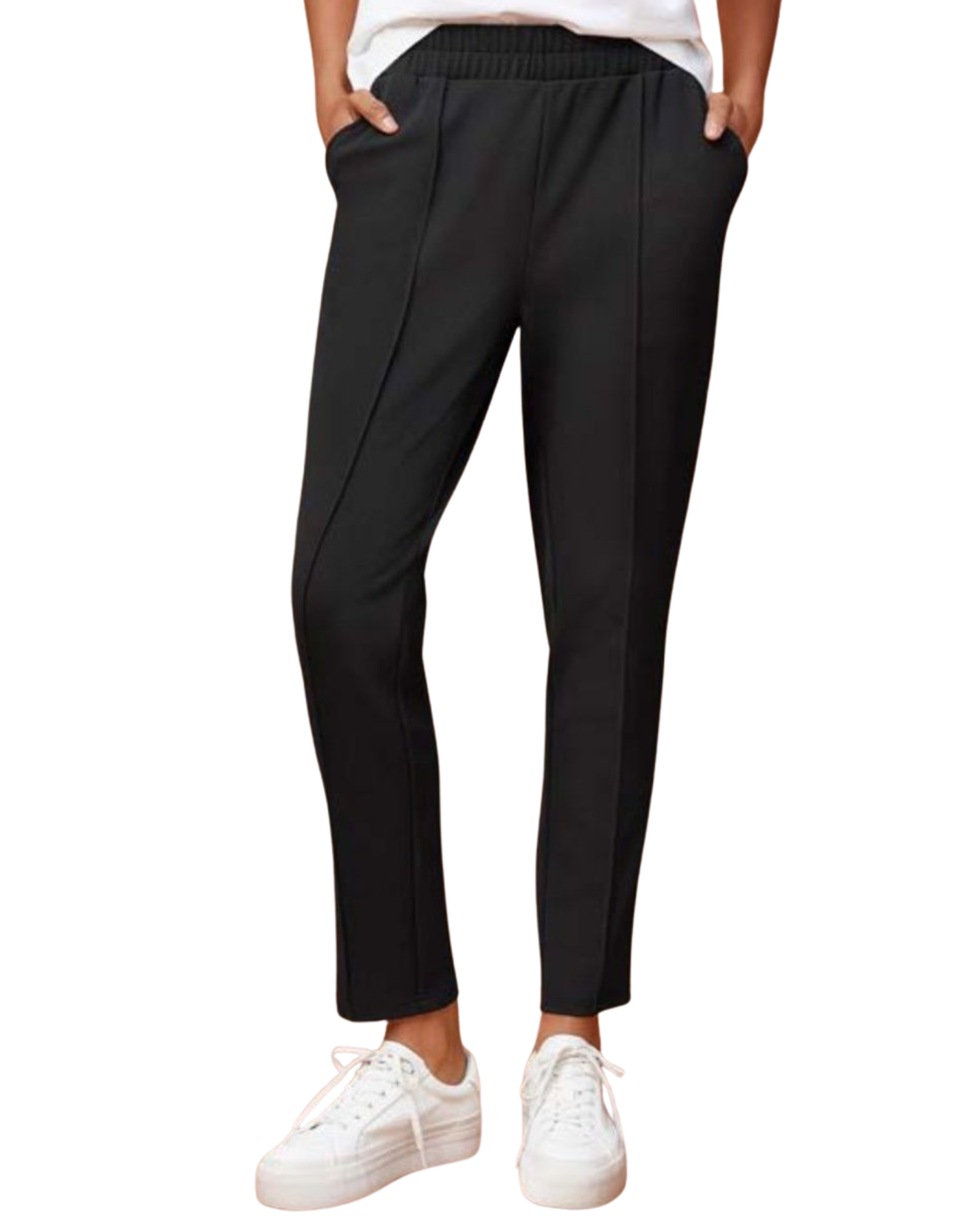ESMARA - Black Smart-Casual Trousers