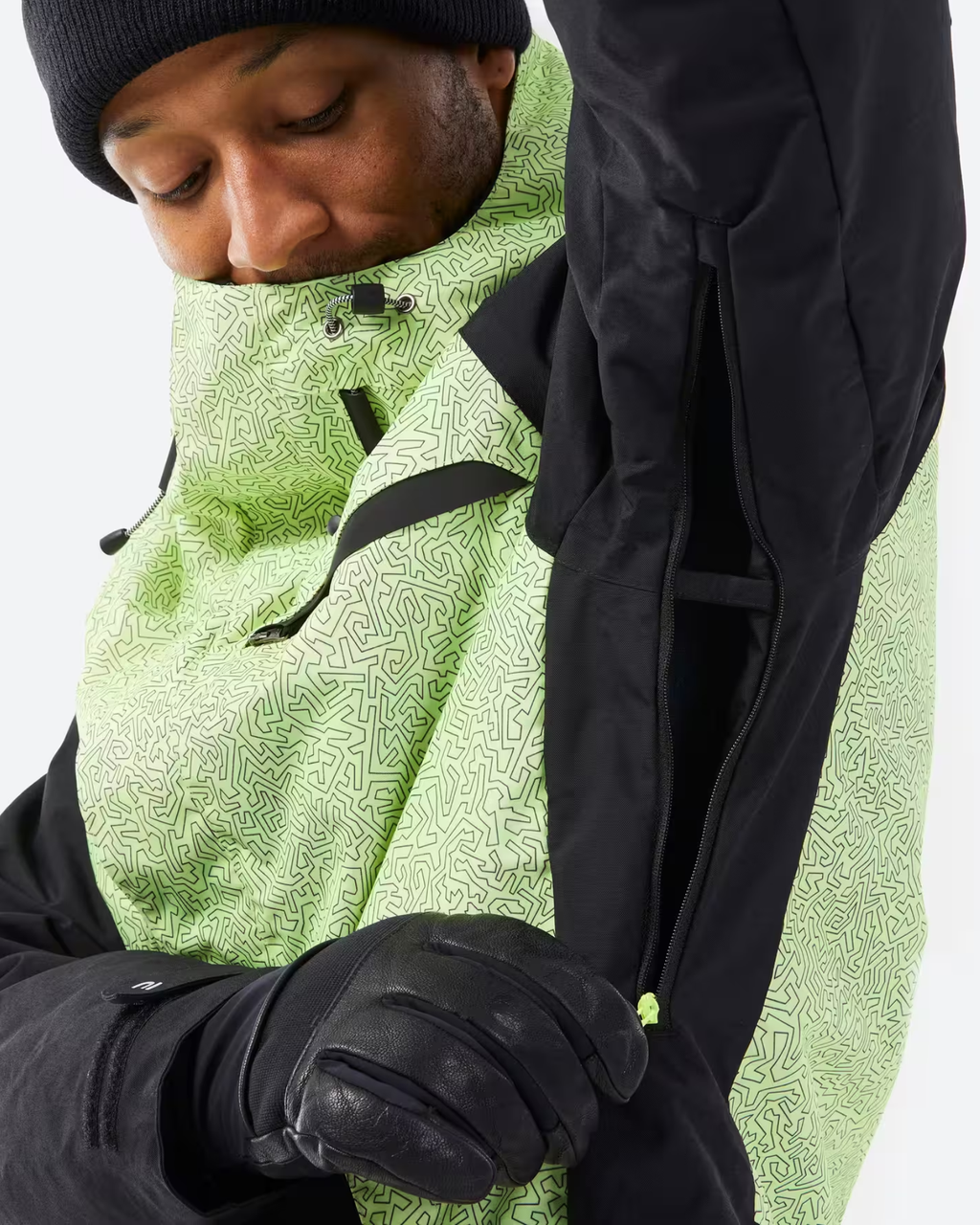 DREAMSCAPE - Men’s Long Coated Ski Jacket – Waterproof & Breathable