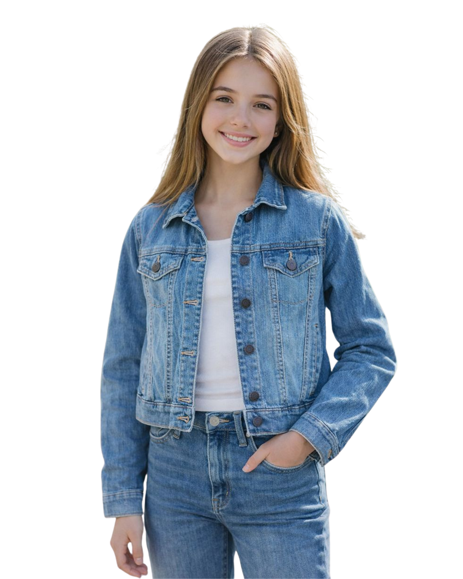 OLD NAVY - Teen Girls Classic Denim Jacket