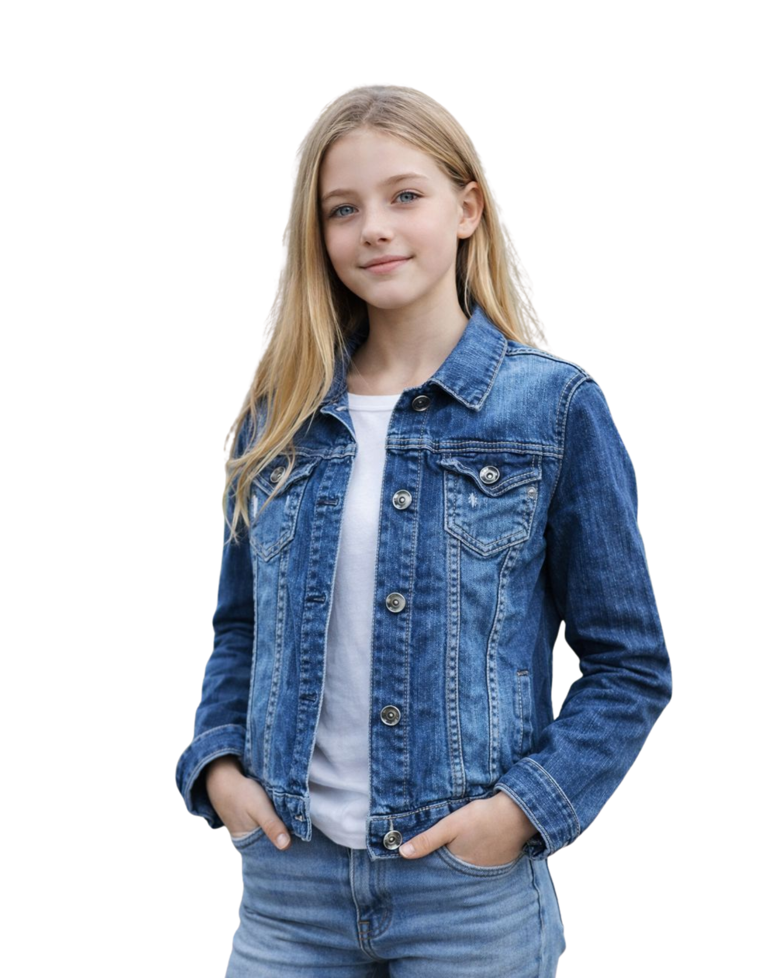 ZARA KIDS - Timeless Blue Denim Jacket