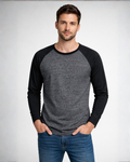 PULL&BEAR - Men’s Raglan Long Sleeve Tee