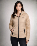 HUGO - Women’s Lightweight Hooded Puffer Jacket