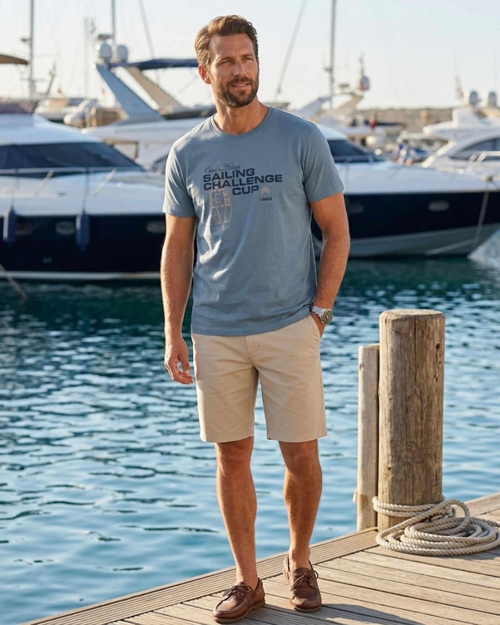 LIVERGY - Ocean Kings Sailing Challenge Cotton T-Shirt
