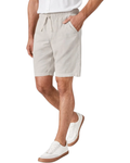 LIVERGY - Men’s Linen-Cotton Blend Bermuda Shorts