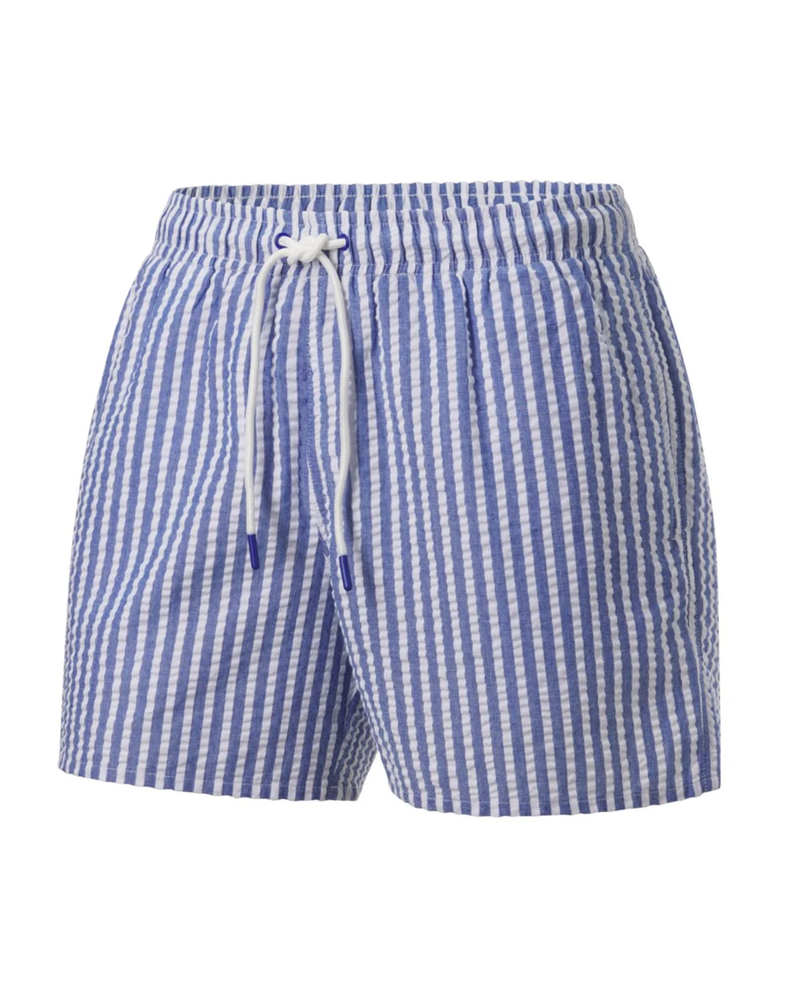 CRIVIT - Men’s Blue & White Striped Seersucker Swim Shorts