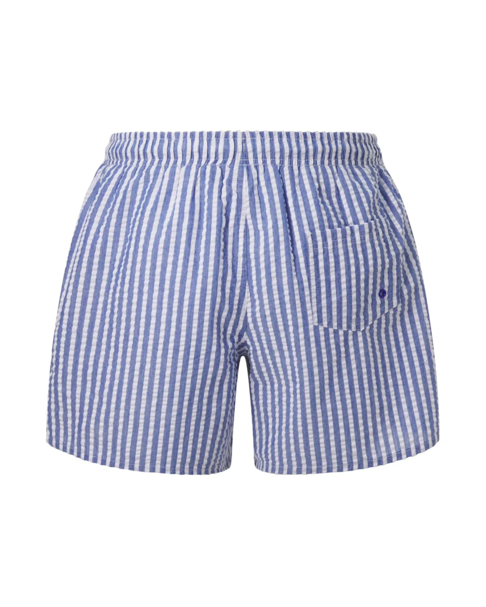 CRIVIT - Men’s Blue & White Striped Seersucker Swim Shorts