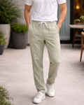 LIVERGY - Men’s Straight Fit Cotton Summer Trousers