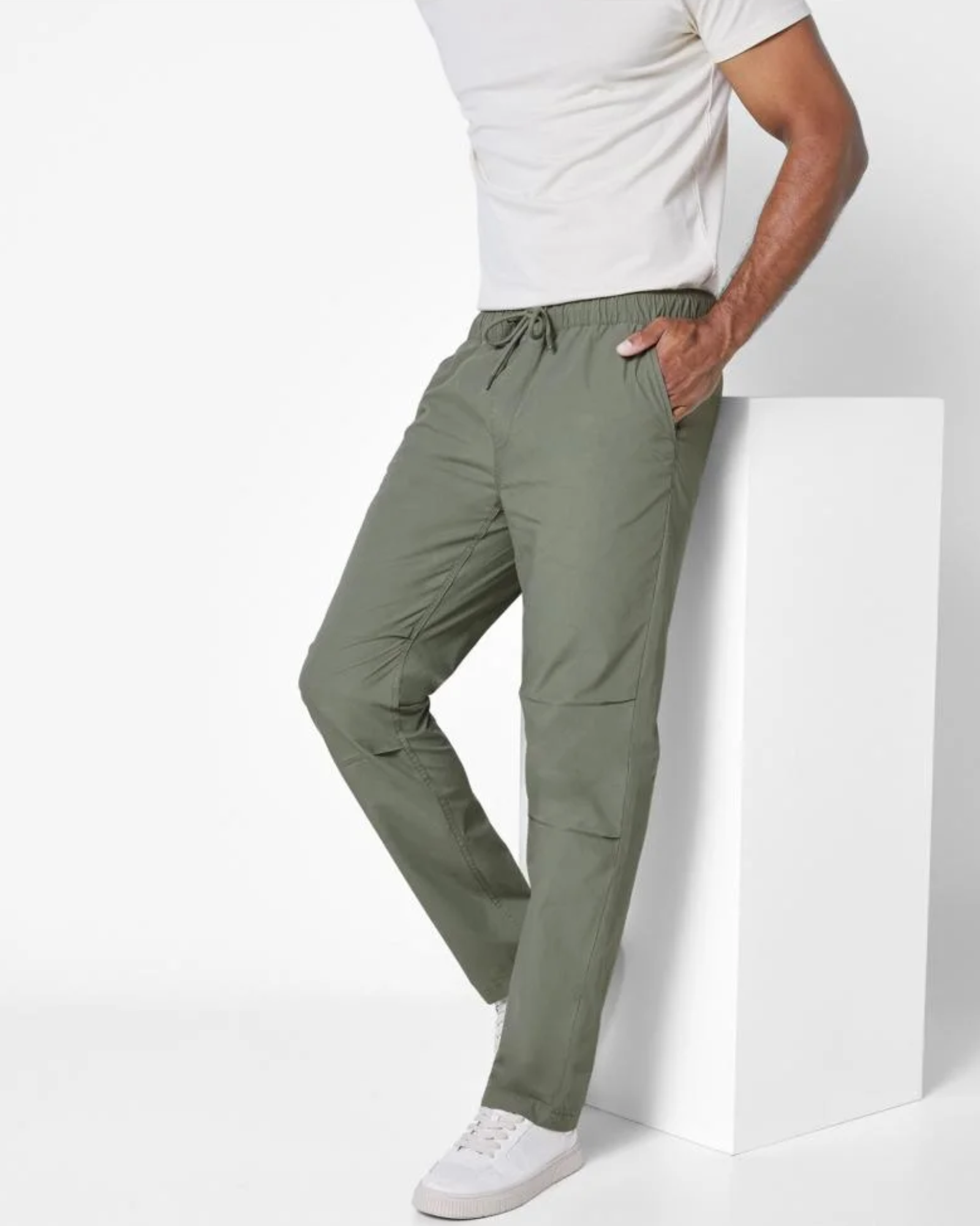 LIVERGY - Men’s Ultra-Lightweight Cotton Trousers