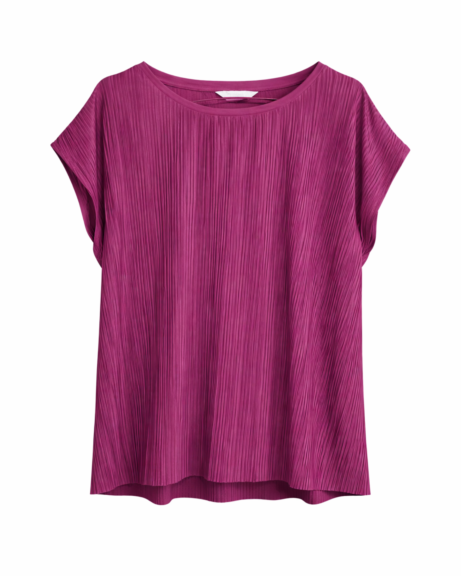 SUZANNEGRAE - Pleated Vibrant Berry Top