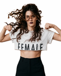 BERSHKA - BSKGirl 100% Cotton Statement Crop