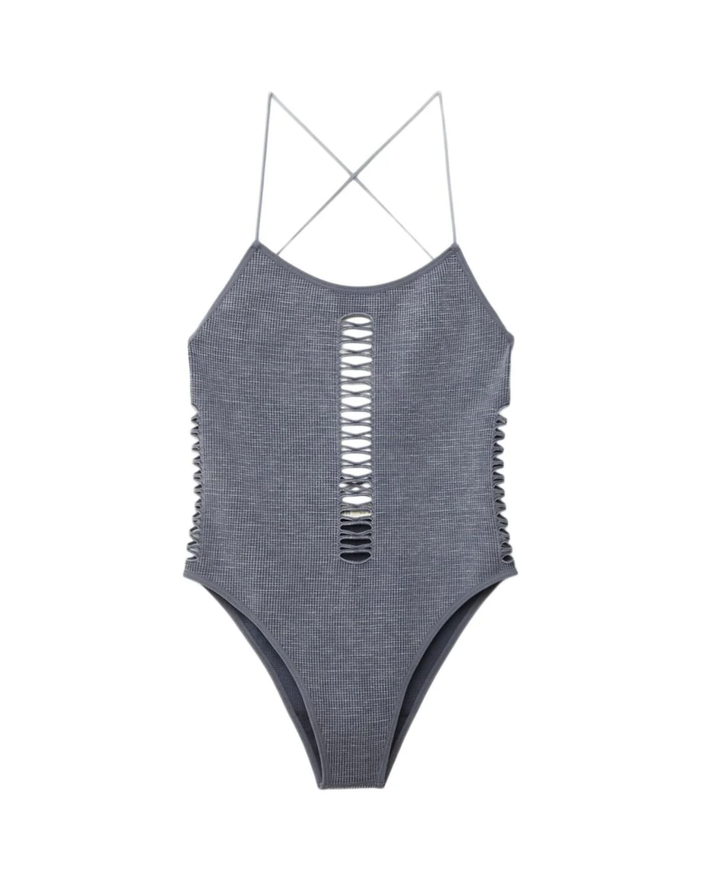 STRADIVARIUS - Seamless Cut-Out One-Piece Swimsuit