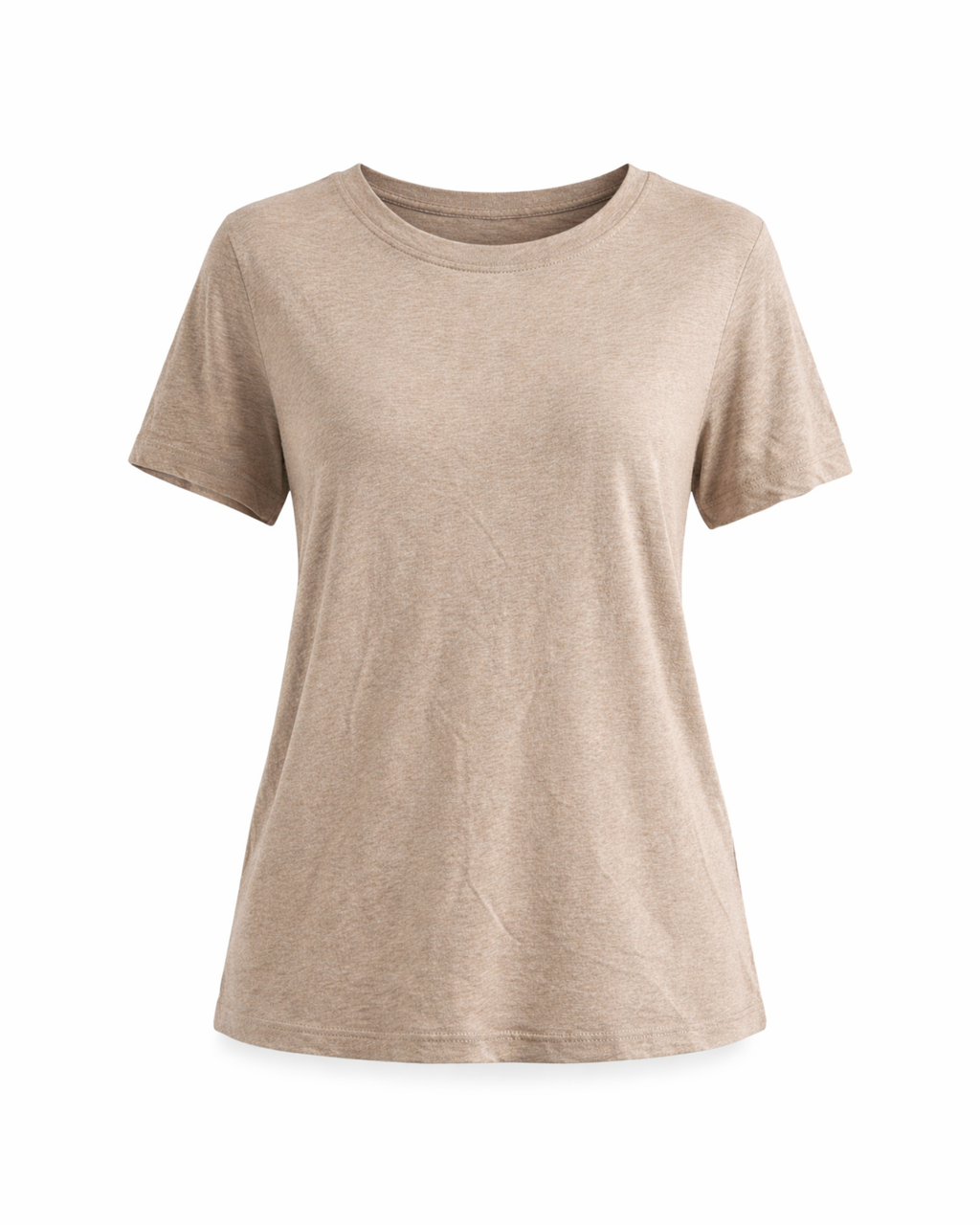 ESMARA - Women’s Linen Blend Relaxed Fit Short Sleeve Top