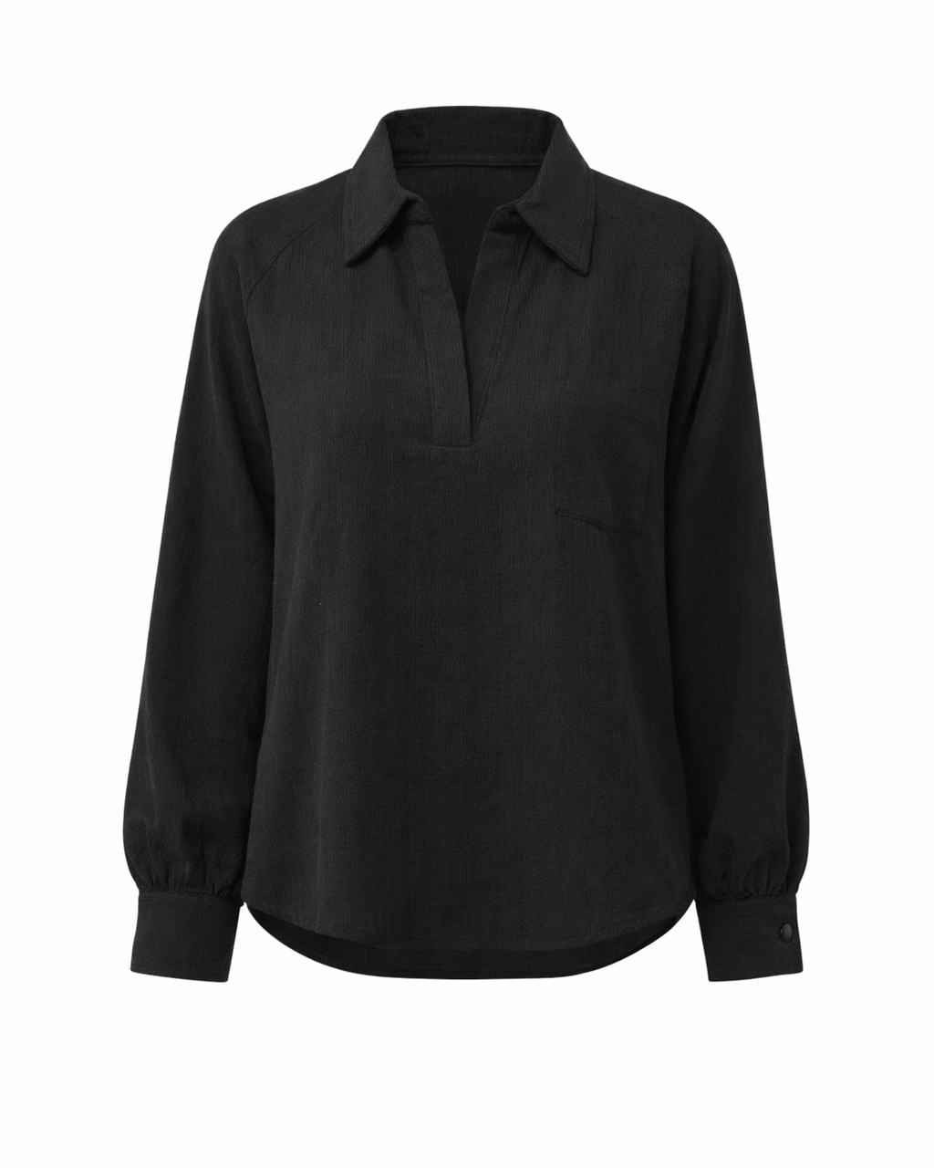 ESMARA - Women’s Textured Collared Blouse