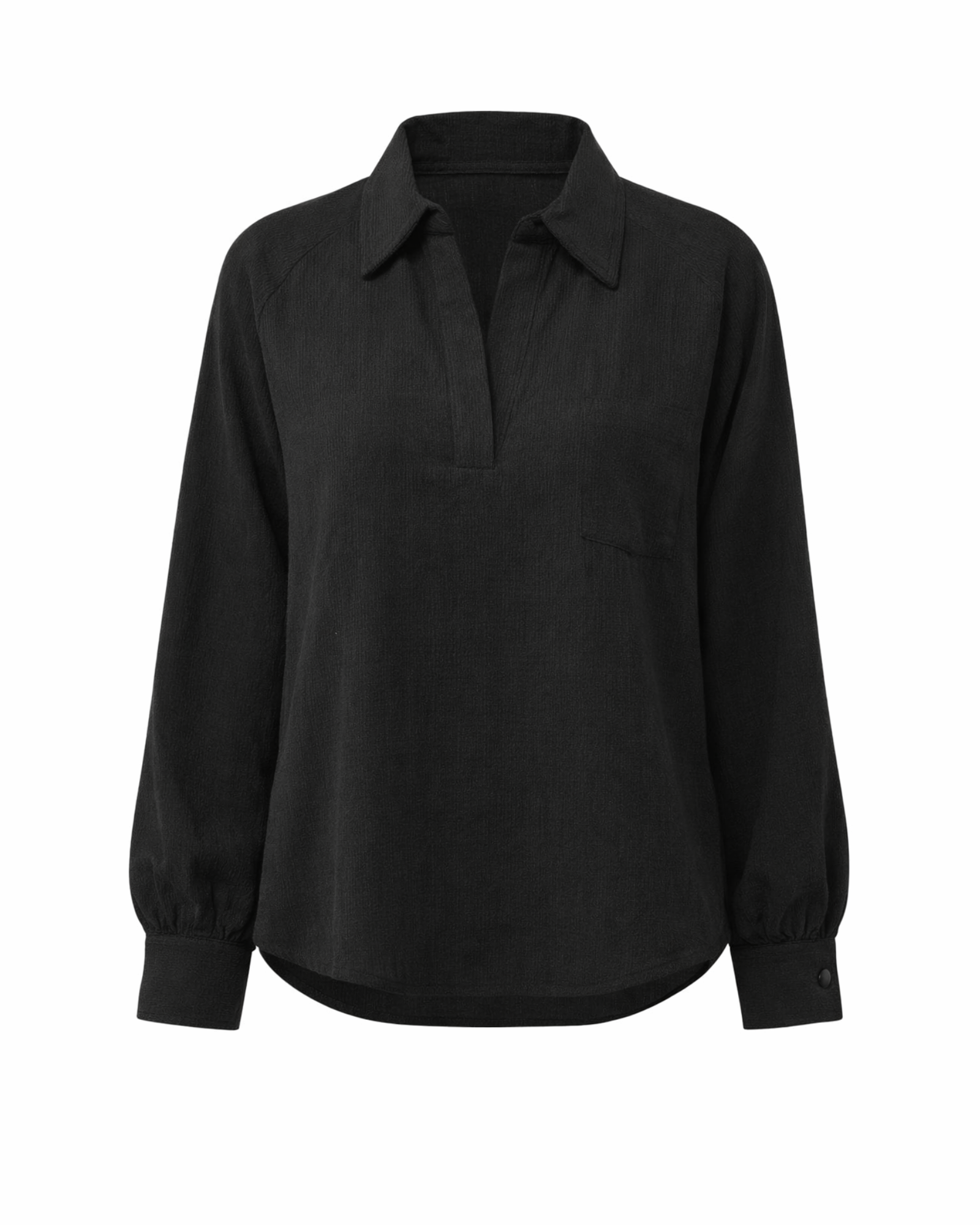 ESMARA - Women’s Textured Collared Blouse