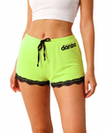 DIMENSIONE DANZA - Women’s Neon Lace Trim Lounge Shorts