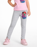 LEGO - Girls’ Heather Grey Cotton Blend Graphic Leggings