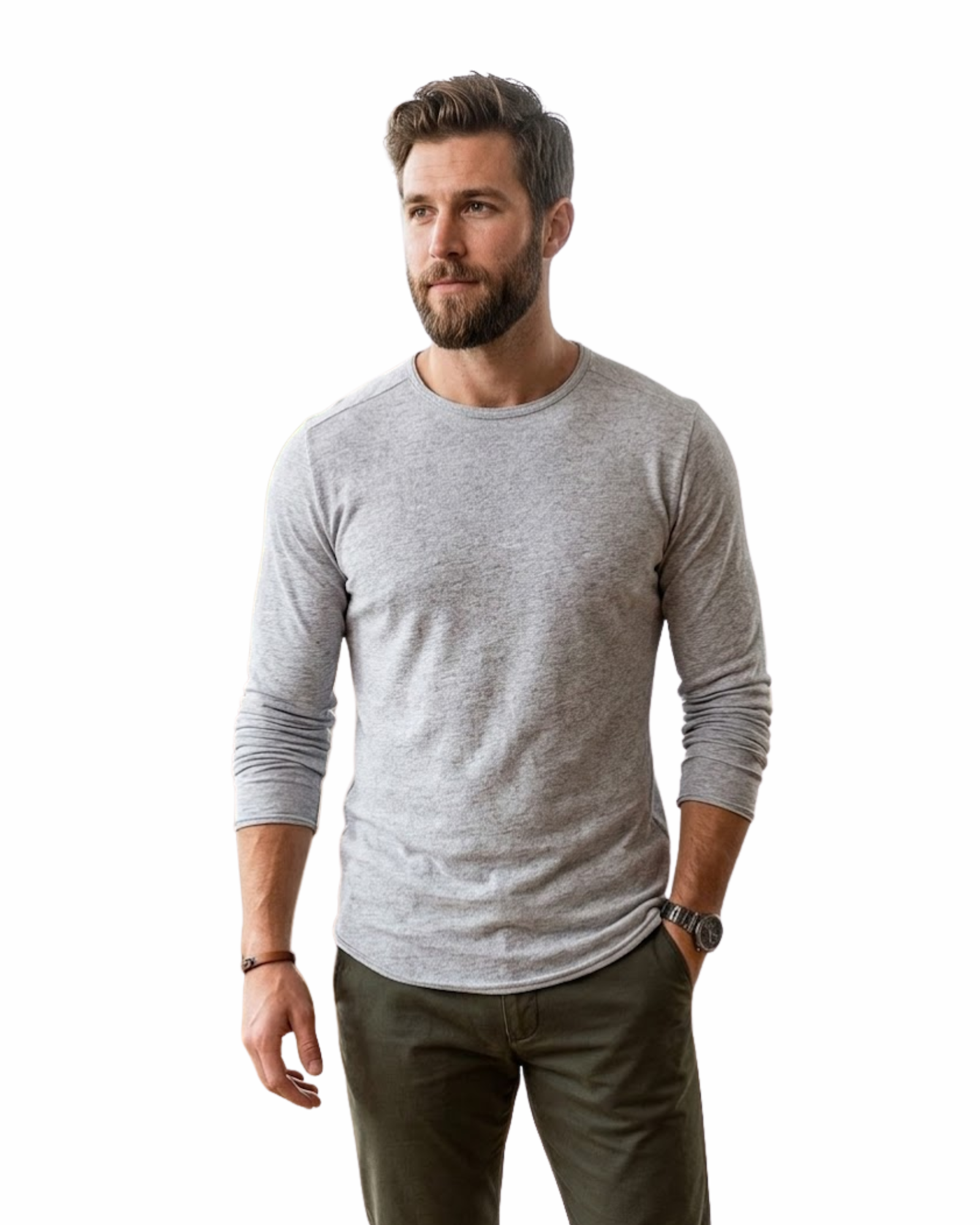 ZARA Man - Basic Crewneck Cotton Sweater