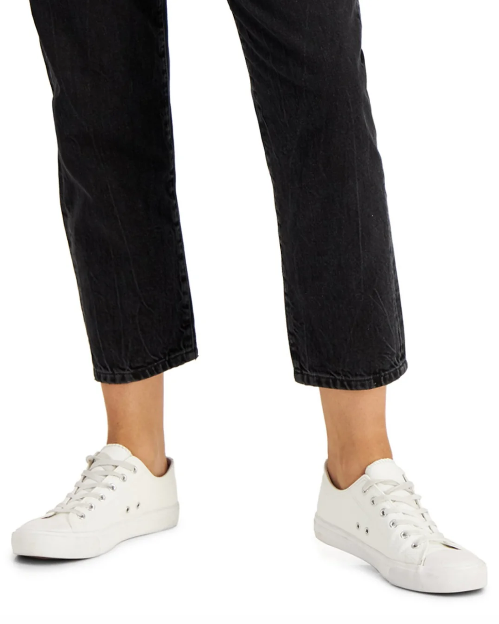 INC International Concepts - Women's High Rise Button-Fly Mom Jeans