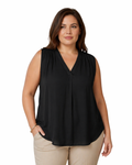 ALFANI - Women Sleeveless Curved Hem Top